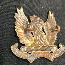 Load image into Gallery viewer, Original WW2 British Army Cap Badge - Ayrshire (Earl of Carrick&#39;s Own) Yeomanry - The Militaria Shop
