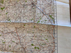 Original WW2 British Army GSGS OS Map of England - Bury St Edmunds & Sudbury - The Militaria Shop