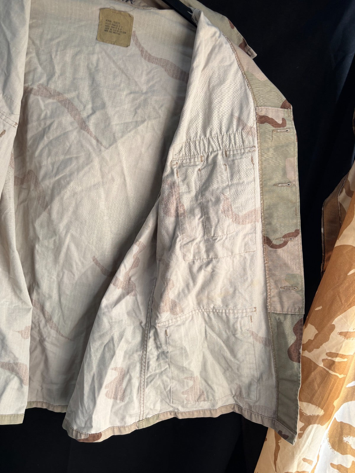 Gulf War US Army DCU Camouflaged Combat Field Coat/Jacket - Medium/Regular - The Militaria Shop
