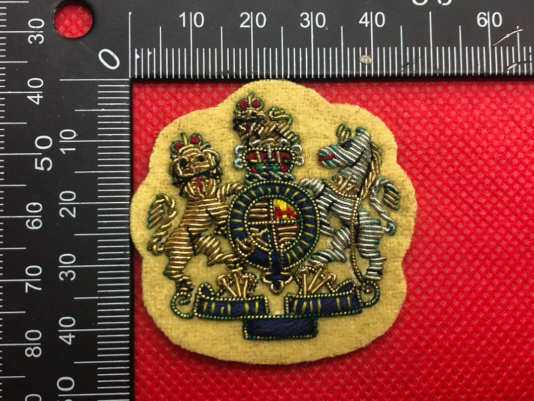 Genuine British Army Warrant Officer WO1 Rank Badge Bullion Embroidered