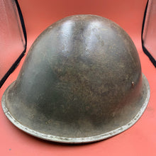 Lade das Bild in den Galerie-Viewer, Original British / Canadian Army WW2 Soldiers Military Combat Mk3 Turtle Helmet
