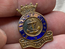 Load image into Gallery viewer, Original British Royal Navy - Sea Cadet Force Service Badge
