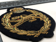 Load image into Gallery viewer, British Army Bullion Embroidered Blazer Badge - Kings Own Royal Border Regiment
