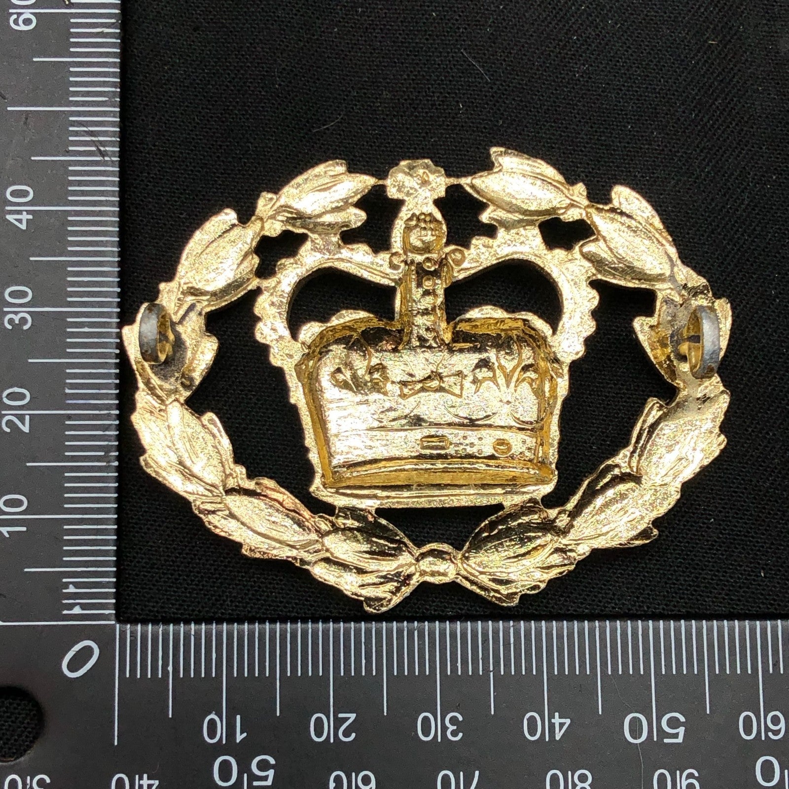 Original British Staybrite Army Cap - Warrant Officer 2nd Class - The Militaria Shop