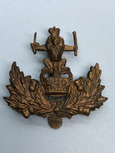 Load image into Gallery viewer, Original British Army Queens Own Royal Glasgow Yeomanry Regiment Cap Badge
