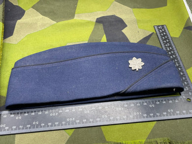 Original US Airforce Officer's Blue Garrison Cap with Majors Badge - Size 6 7/8 - The Militaria Shop