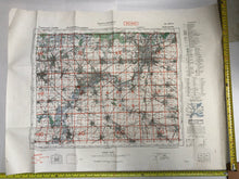 Load image into Gallery viewer, Original WW2 German Army Map of Reims, France
