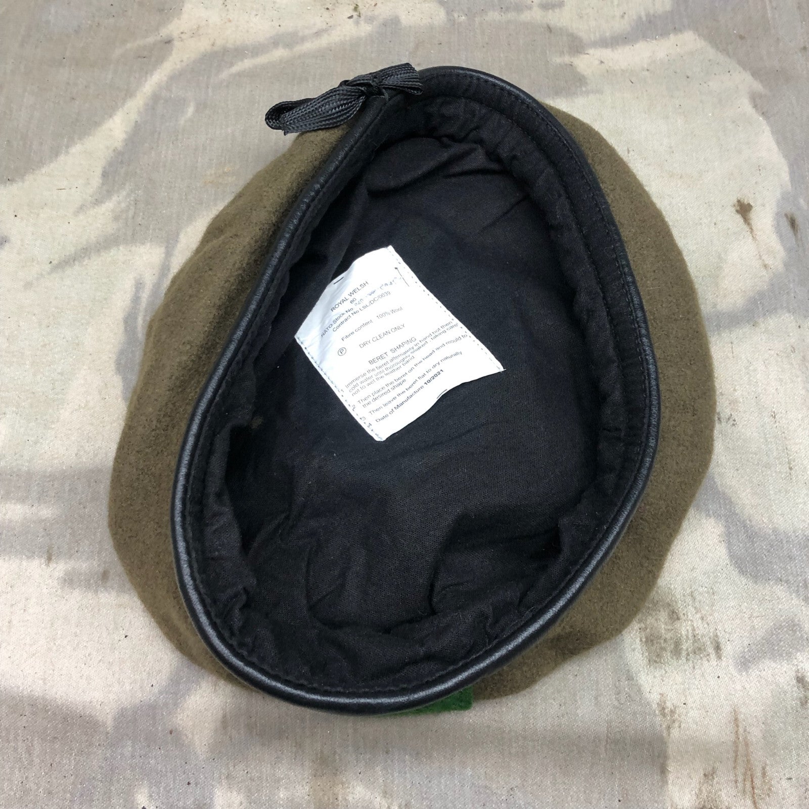 Genuine British Army Forces Beret - Royal Welsh - Size 60 - The Militaria Shop