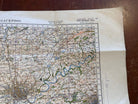 Original WW2 British Army OS Map of Great Britain - Preston Blackpool Southport - The Militaria Shop