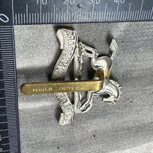 Load image into Gallery viewer, Original WW2 British Army Cap Badge - 3rd The King&#39;s Own Hussars
