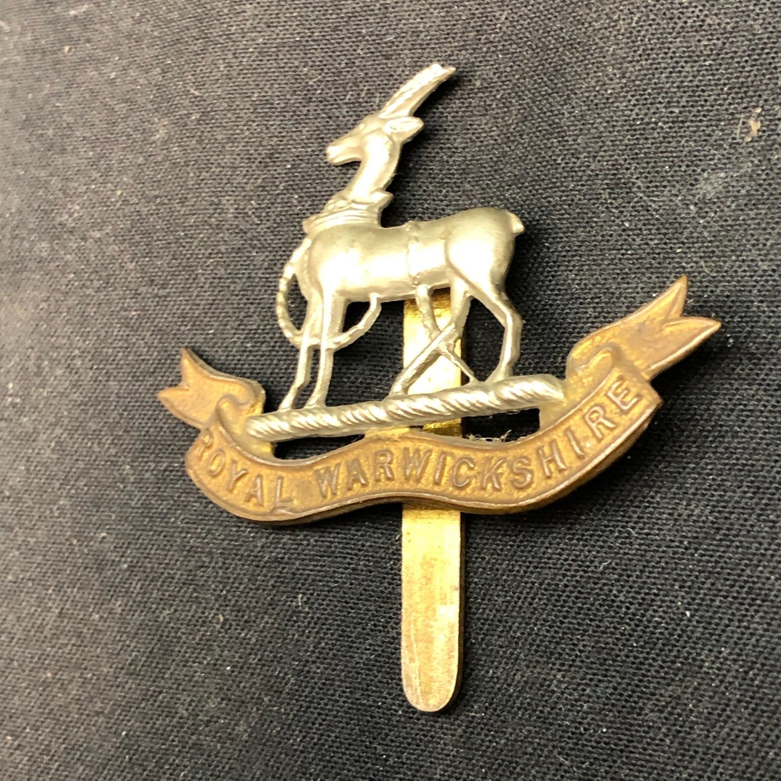 Original WW2 British Army Cap Badge - Royal Warwickshire Regiment - The Militaria Shop