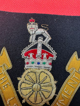 Load image into Gallery viewer, British Army Bullion Embroidered Blazer Badge - The Loyal Regiment - Kings Crown
