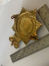 Load image into Gallery viewer, Reproduction Large Gilt Victorian Crown British Army Cap Badge
