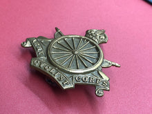 Load image into Gallery viewer, Original WW1 British Army Army Cyclist Corps Non Voided Cap Badge
