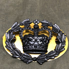 Genuine British Army RQMS Crown in Wreath Black Wrist Arm Rank Badge - The Militaria Shop