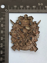 Load image into Gallery viewer, British Army Aberdeen Militia Volunteers Victorian Crown Cap Badge
