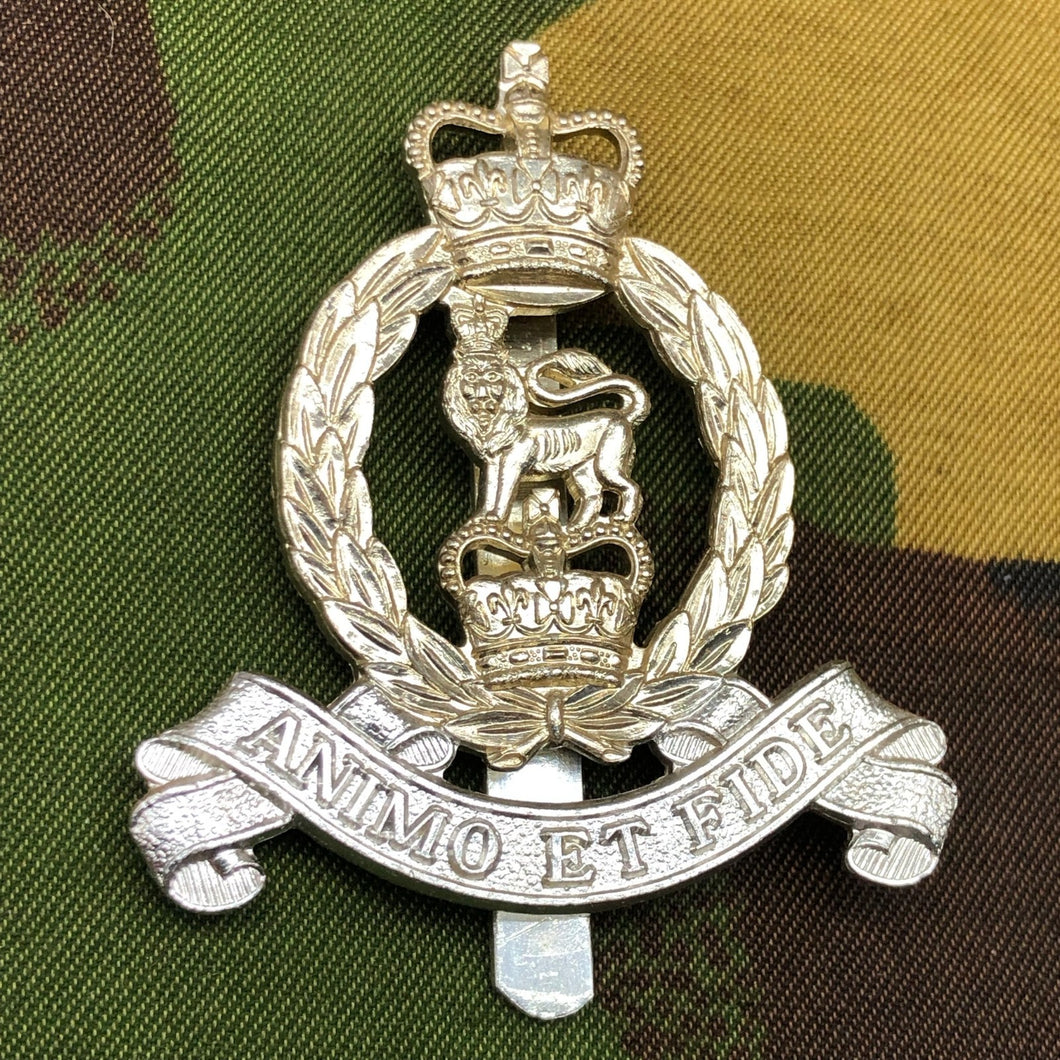 Original British Staybrite Army Cap Badge - Adjutant General's Corps - The Militaria Shop