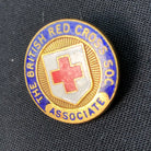 Vintage British Red Cross Society (BRCS) Associate Member Lapel Pin - The Militaria Shop