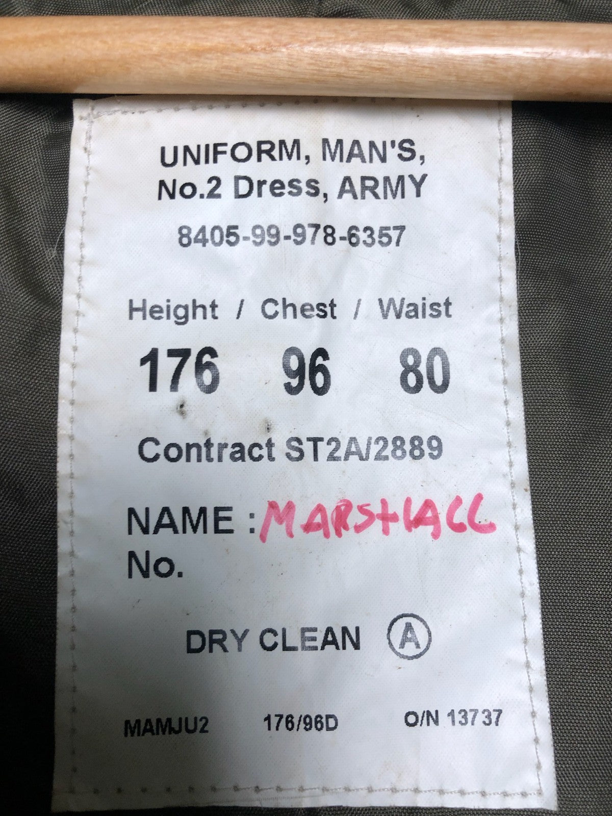 British Army Grade 1 No.2 Dress Uniform Jacket - Size 176/96/80 - The Militaria Shop