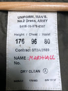 British Army Grade 1 No.2 Dress Uniform Jacket - Size 176/96/80 - The Militaria Shop