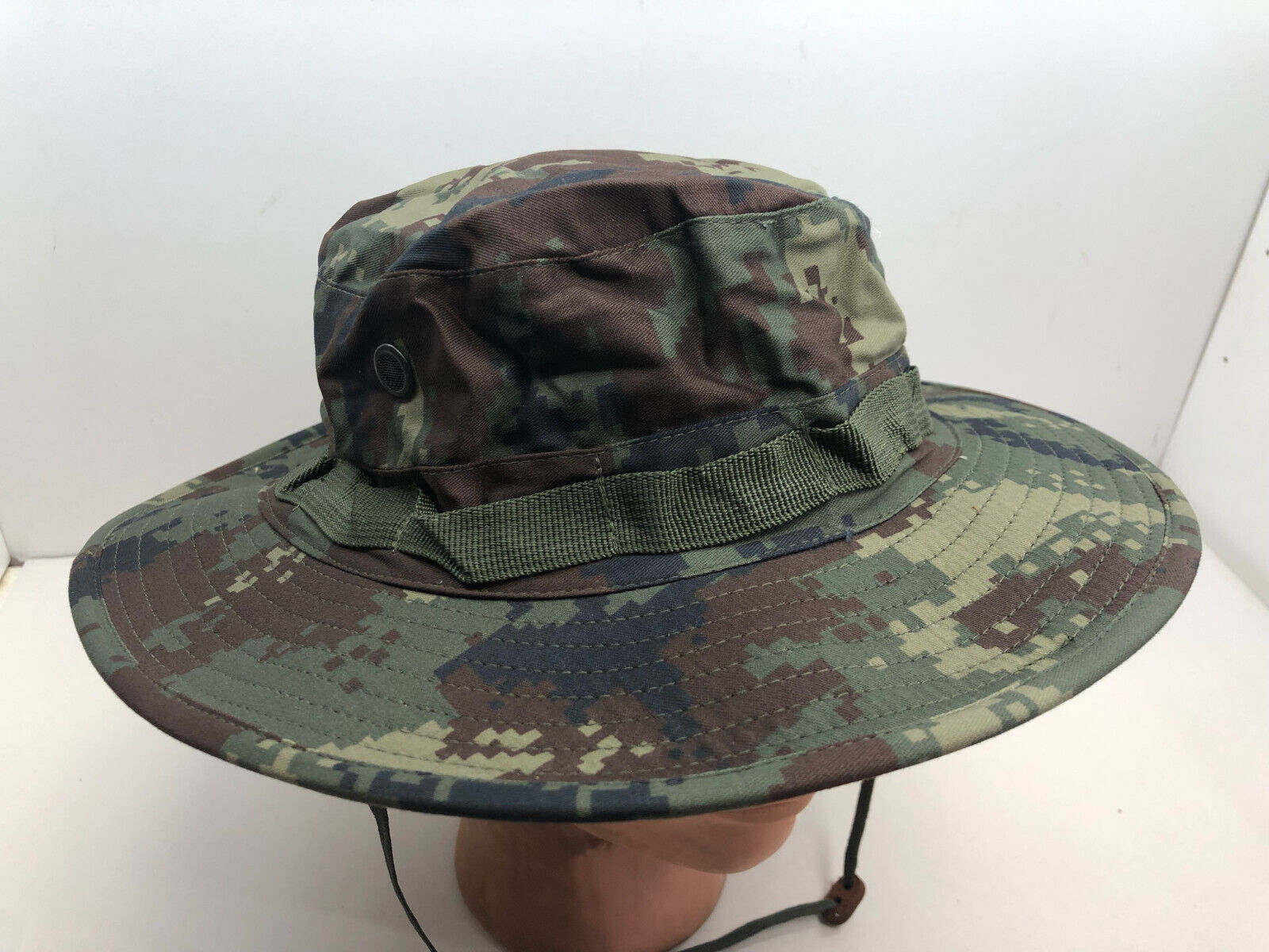 Genuine US Army Digital Jungle Camouflage Boonie Sun Hat Type II - Size 6 1/2 - The Militaria Shop