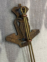 Load image into Gallery viewer, Original Victorian Era British Army The Royal Irish Regiment Cap Badge
