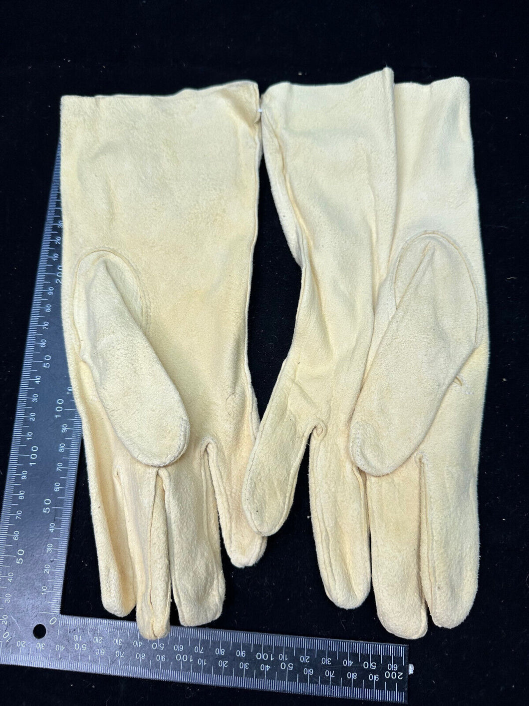 Original RAF Royal Air Force Chamois Inner Flying Gloves - WW2 Pattern