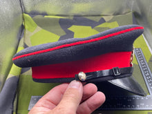 Load image into Gallery viewer, Original British Army Adjutant General Corps Peaked Cap - Size 59cm - The Militaria Shop
