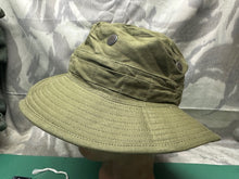 Load image into Gallery viewer, Original British Army WW2 Pattern 1950s Boonie Jungle Hat - New Old Stock 6 5/8
