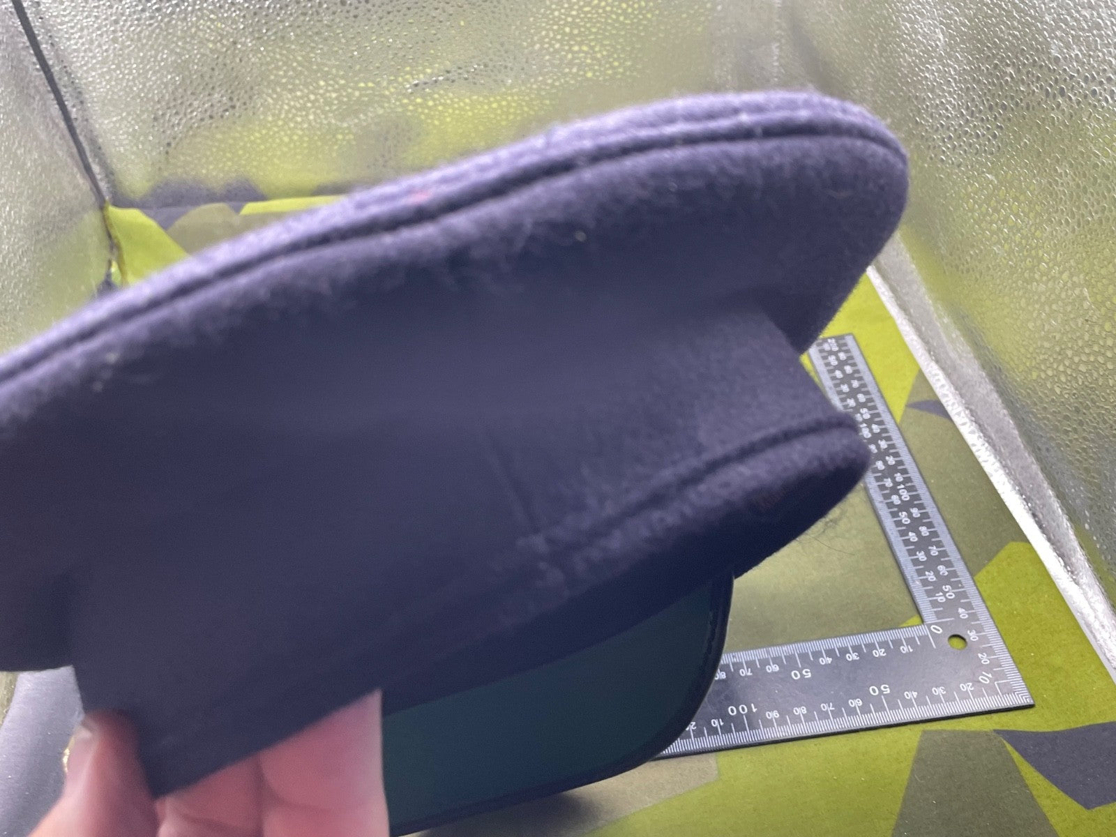 Original British Army Royal Corps of Signals Peaked Cap - Size 56cm - The Militaria Shop