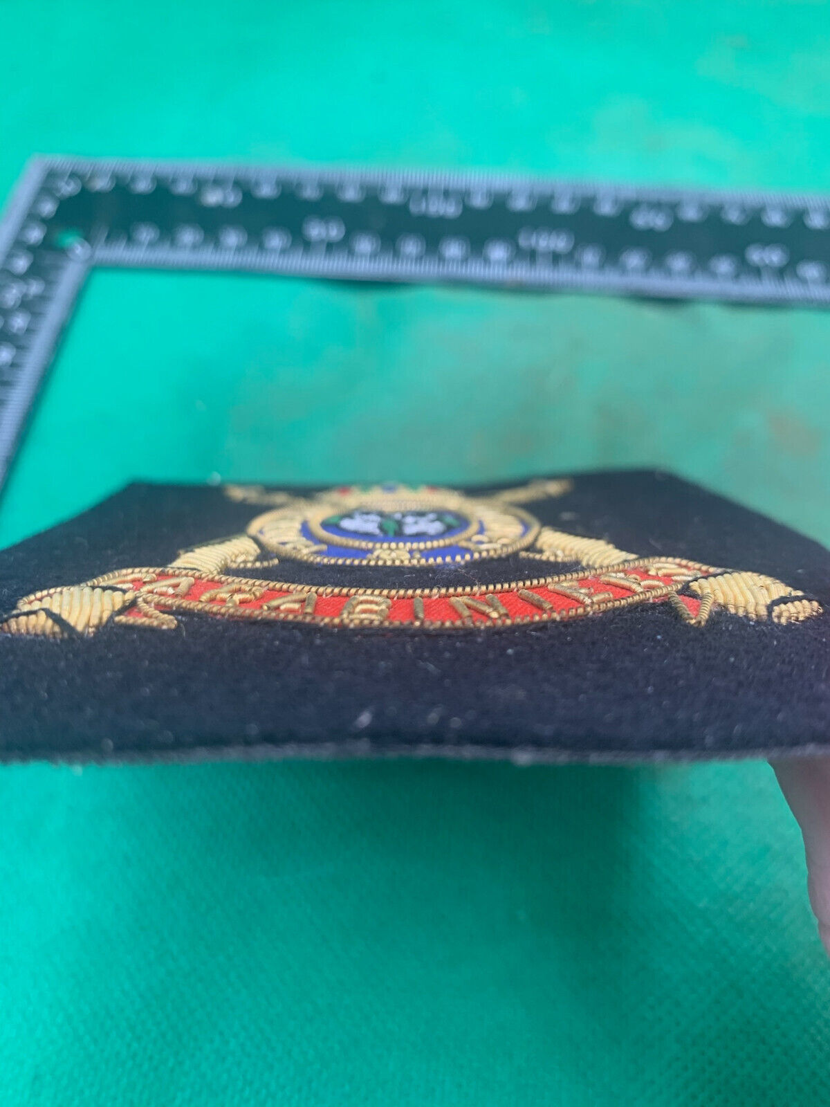 British Army Bullion Embroidered Blazer Badge - Hampshire Yeomanry Carabiniers - The Militaria Shop