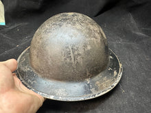 Load image into Gallery viewer, Original WW2 British Civil Defence Home Front Mk2 Brodie Helmet - Named
