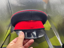 Load image into Gallery viewer, Original British Army REME Peaked Cap - Size 56cm - The Militaria Shop

