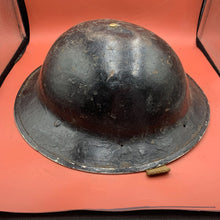 Load image into Gallery viewer, Original WW2 Mk2 British Army Brodie Combat Helmet &amp; Liner Set
