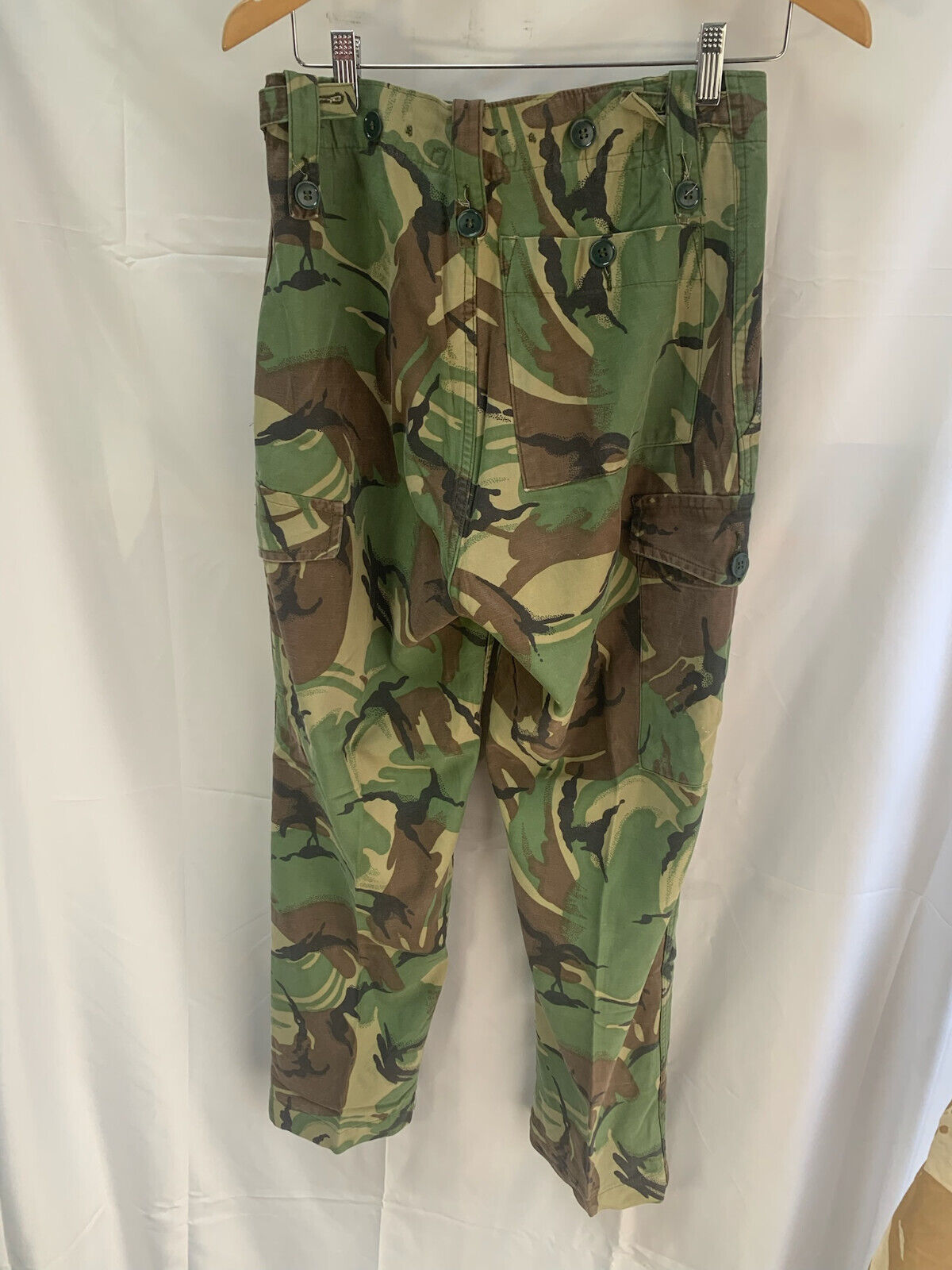Genuine British Army 68 Pattern DPM Jungle Camouflaged Trousers - Size 30" Waist - The Militaria Shop