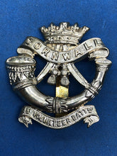 Load image into Gallery viewer, British Army Cornwall Light Infantry 1st Volunteer Battalion Cap Badge
