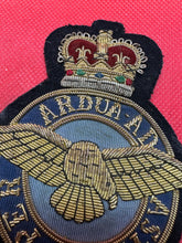 Load image into Gallery viewer, British RAF Royal Air Force Bullion Embroidered Blazer Badge
