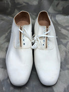 Genuine British Army Women's White Summer Shoes - WW2 Pattern - Size UK 12 L - The Militaria Shop