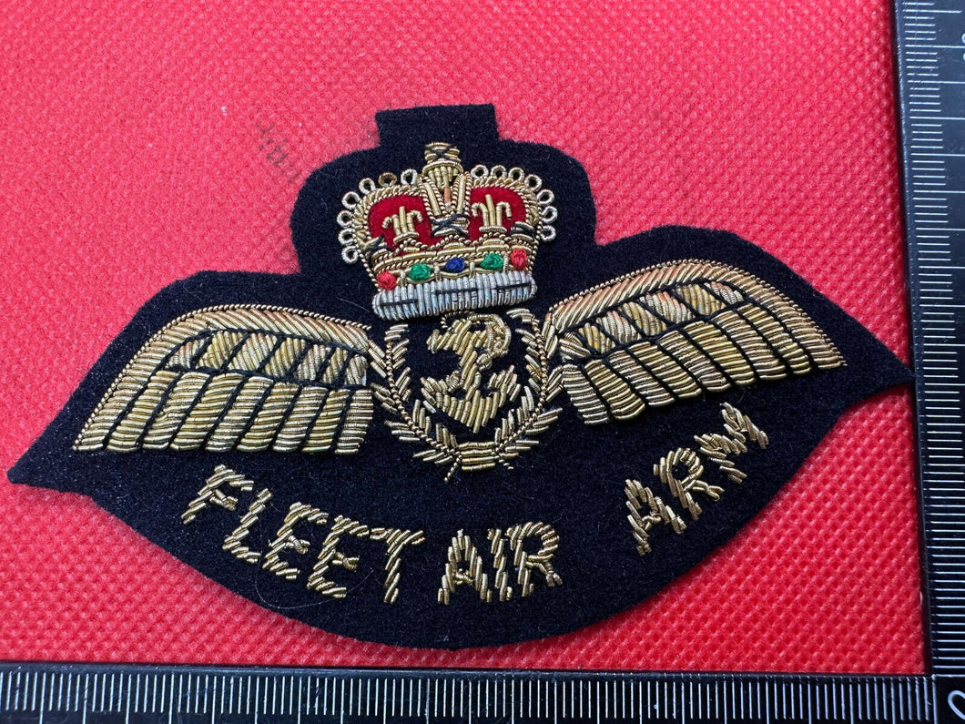 British Army Bullion Embroidered Blazer Badge - Fleet Air Arm