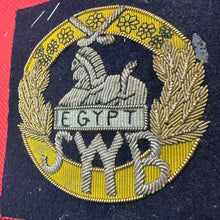 Load image into Gallery viewer, British Army Bullion Embroidered Blazer Badge - South West Borderers
