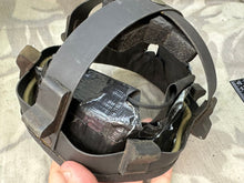 Load image into Gallery viewer, Original WW2 British Army Helmet Liner - Complete Set - X Pad &amp; Screw Set - 1940

