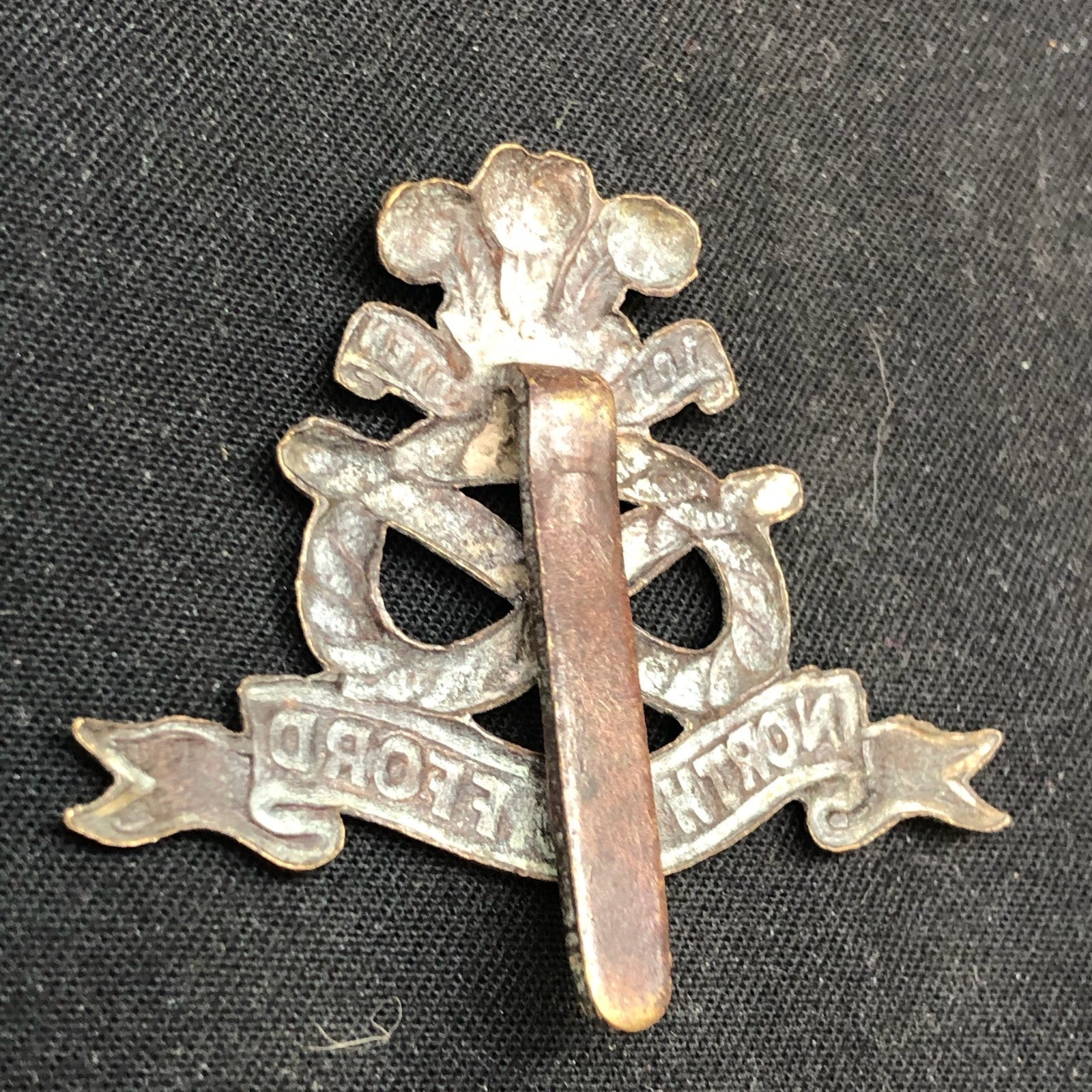 Original WW2 British Army Cap Badge - North Staffordshire Regiment - The Militaria Shop