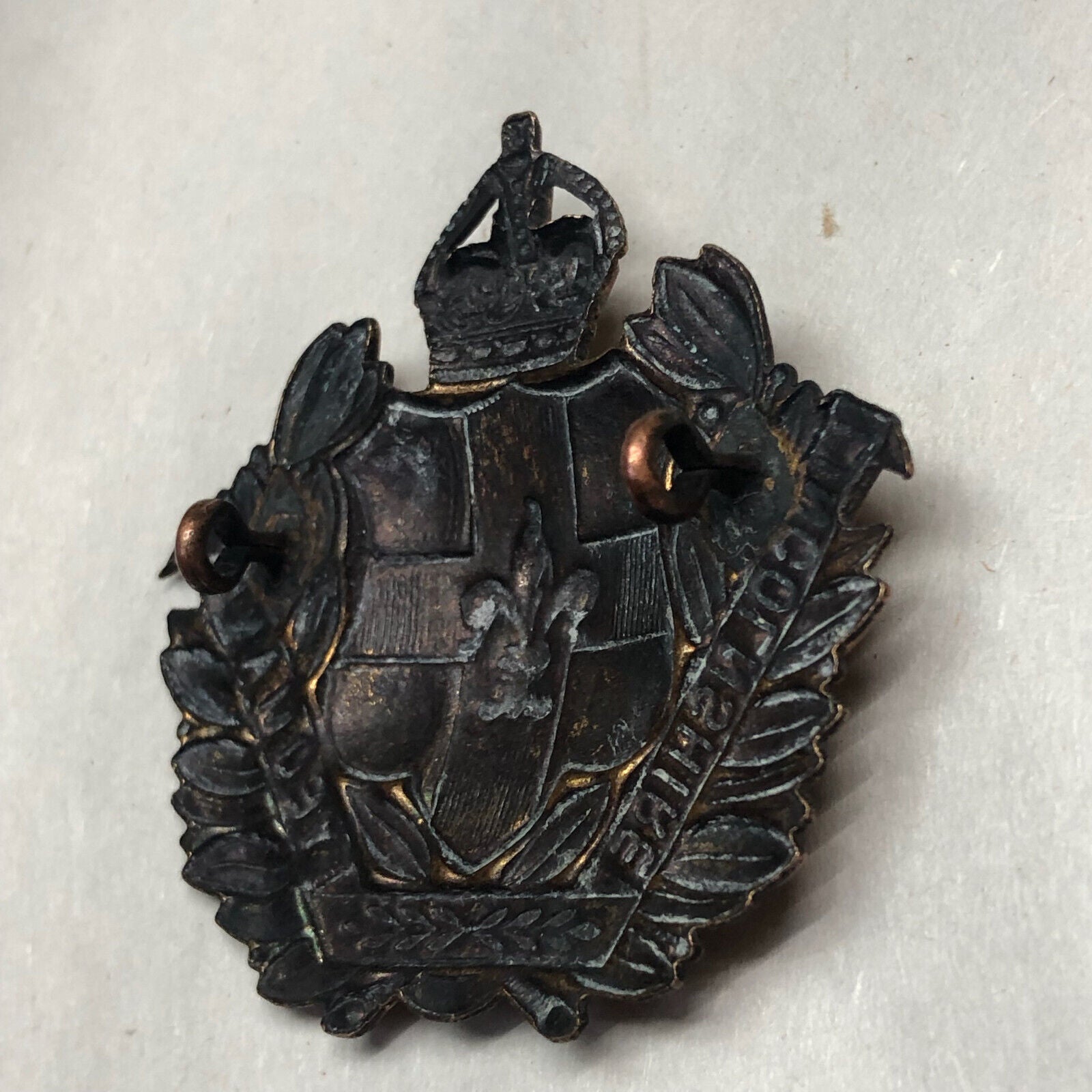Original WW1 British Army Lincolnshire Yeomanry Cap Badge - The Militaria Shop