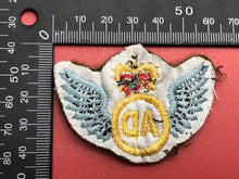 Charger l&#39;image dans la galerie, British Army Aerial Despatch Queen&#39;s Crown Wings
