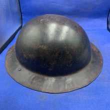 Load image into Gallery viewer, Original British Army WW2 Mk1* Combat Helmet
