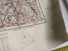 Load image into Gallery viewer, Original WW2 German Army Map of UK - Manchester / Liverpool / North West England
