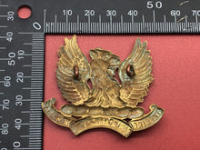 Load image into Gallery viewer, Original WW1 British Army Ayrshire (Earl of Carrick&#39;s Own) Yeomanry Cap Badge
