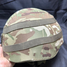 Load image into Gallery viewer, Original British Army Mk7 Combat Helmet with MTP Cover - Size Small/Medium
