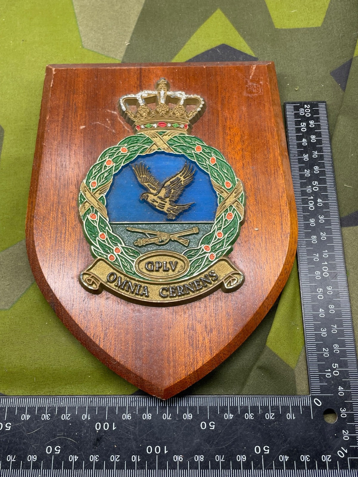 Original Dutch Air Force 298 Squadron - Koninklijke Luchtmach Wall Plaque - The Militaria Shop