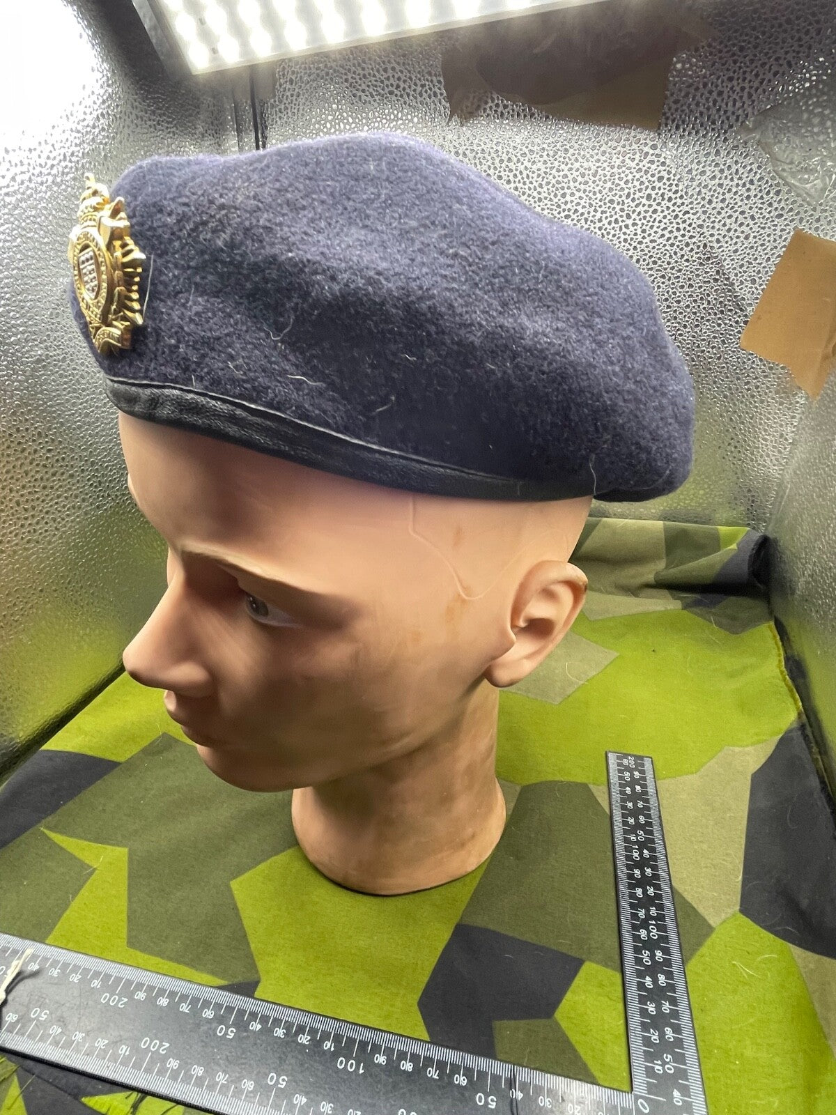 Original British Army Logistics Corps Beret with Badge - Size 54cm - The Militaria Shop